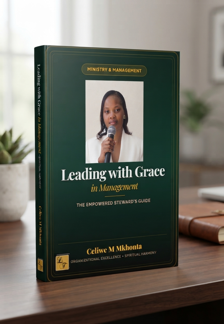 Book Cover-Leading with-Grace in Management-Celiwe M Mkhonta picture